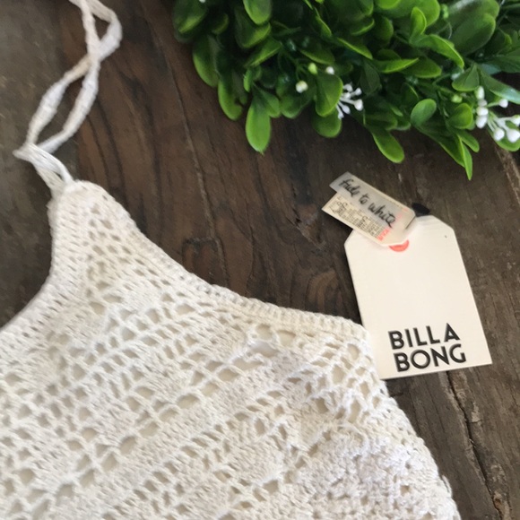❌SOLD OUT❌ BILLABONG crochet top - size med - NEW - Picture 3 of 12